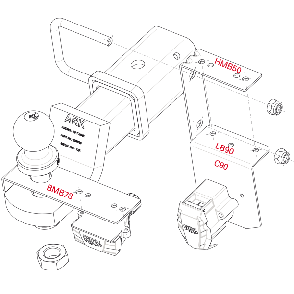 Hitch Mount Bracket specifications