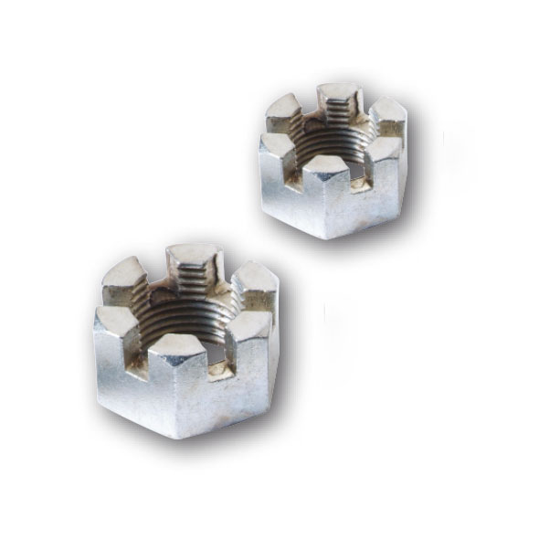 thumbnail image 2 of 4pcs M10 X 1.25mm Stainless Steel Castle Slotted Nuts – For Axle, Hub, Rod 2 of 6