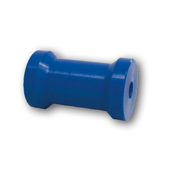 AB Tools Non-Marking Boat Trailer Keel Rollers - 21mm Bore, 206mm Wide, 98mm Diameter